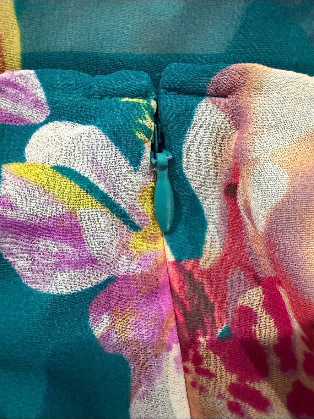 Express Strapless Floral Tie Mini Dress Size 2 - Picture 7 of 10
